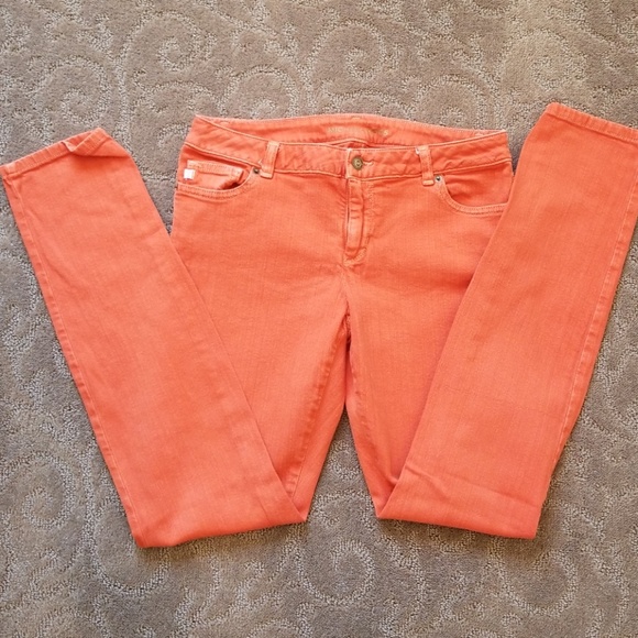 michael kors jeans orange